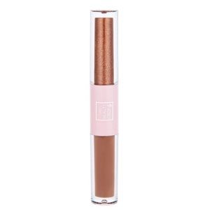 The Beauty Crop Liquid Eyeshadow Duo in cinnamon and fudge